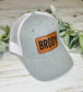 *YOUTH RICHARDSON 112 HAT* Custom Name Grey/White