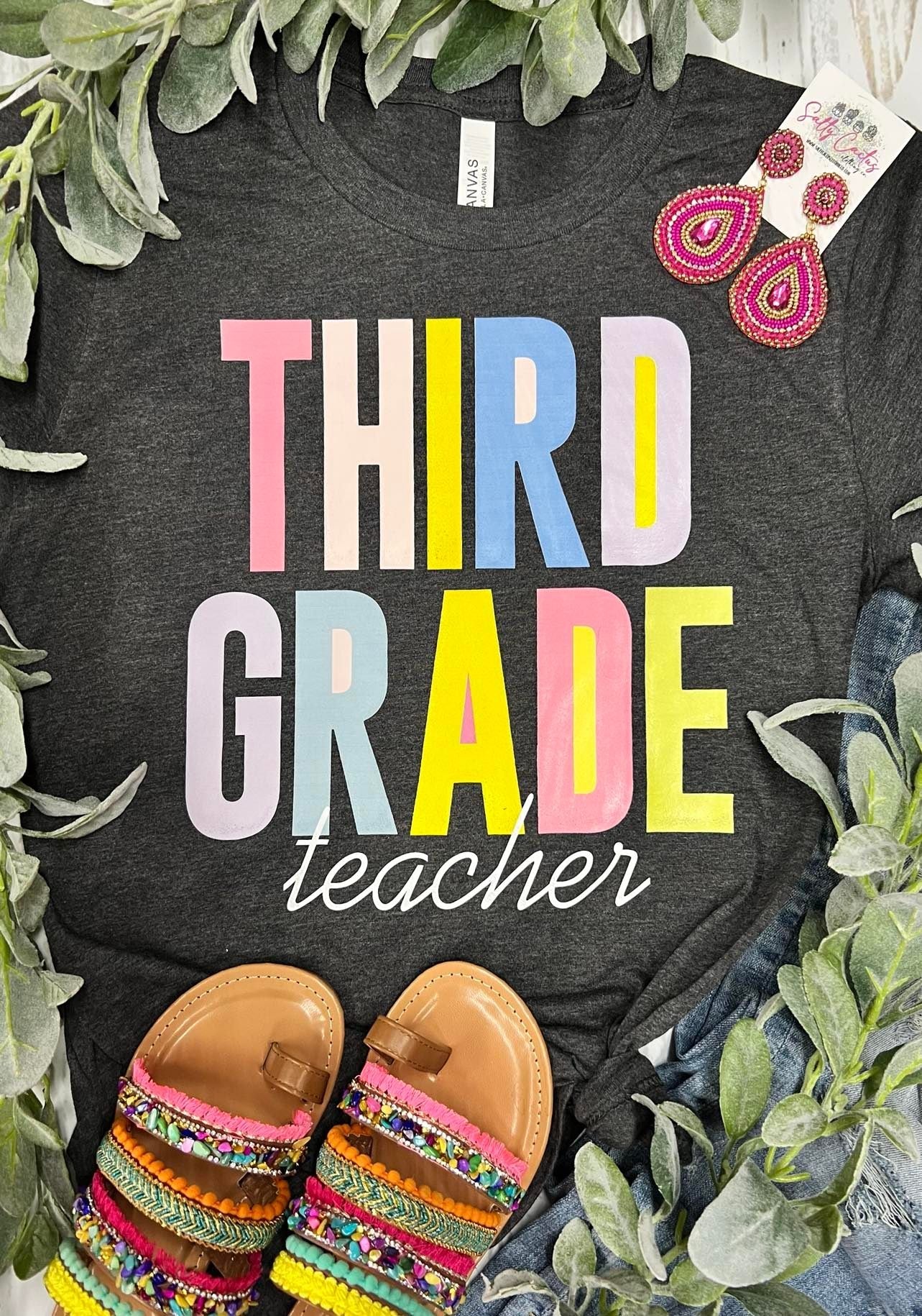 Teacher Grade Dark Grey Tees