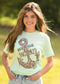 Anchored Leopard Mint Tee