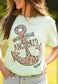 Anchored Leopard Mint Tee