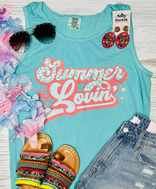 *DTG* Summer Lovin Coral Lagoon Tank Top