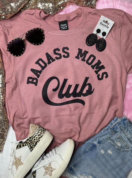 Badass Moms Club Mauve Tee