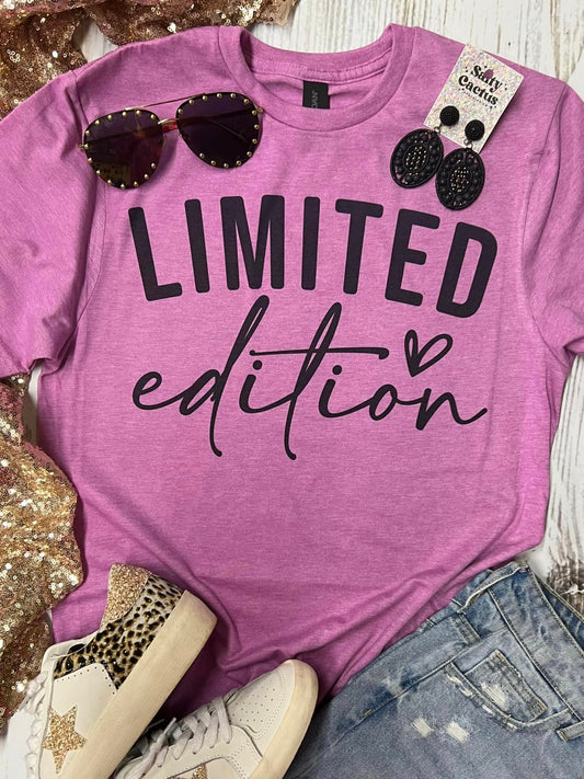 Limited Edition Heather Radiant Orchid Tee