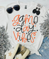 Gameday Vibes Stars White Tee