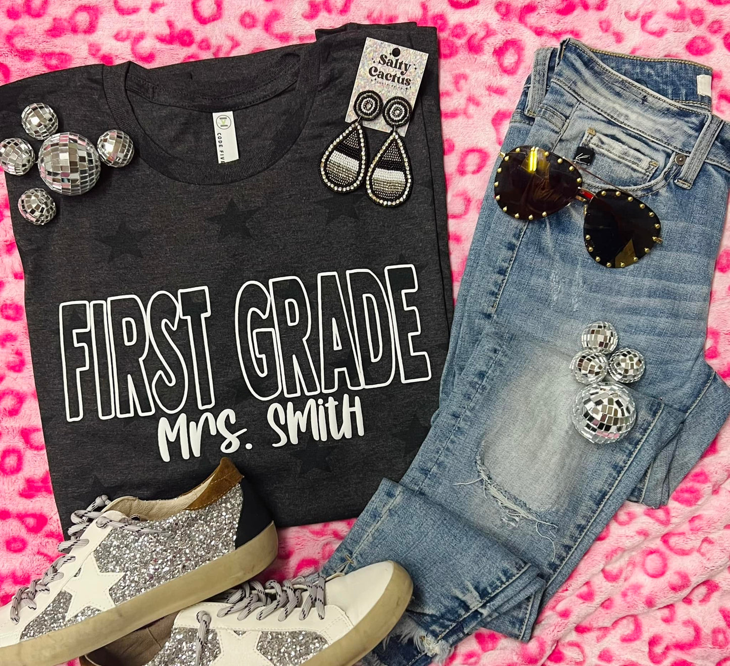 *PUFF* Grade and Teacher Star Tee