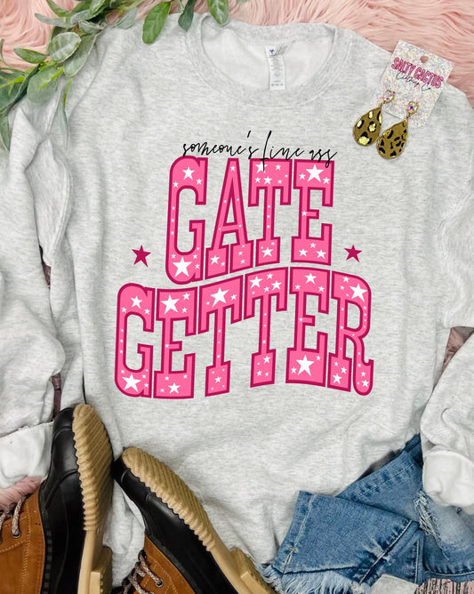 Someone's Fine Ass Gate Getter Ash Grey Sweatshirt