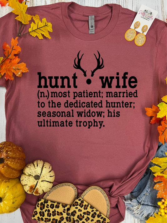 Hunt Wife Mauve Tee