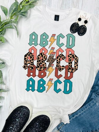 ABCD ABCD White Tee