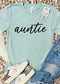 Custom Name Tee Dusty Blue