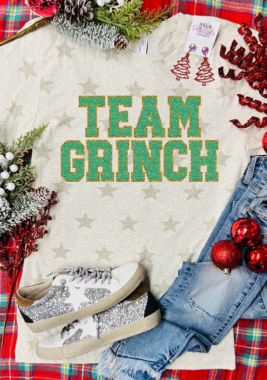 *DTG* Team Grinch Natural Star Tee