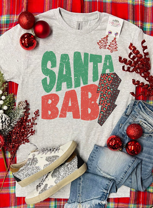 Santa Baby Leopard Lightning Bolt