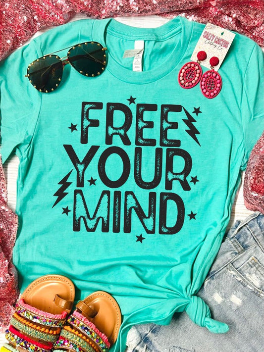 Free Your Mind Seafoam Tee