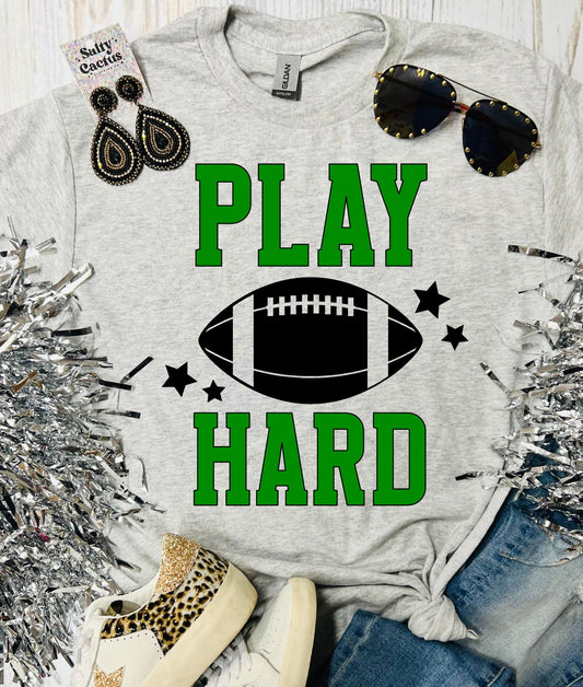 Play Hard Ash Grey Tee