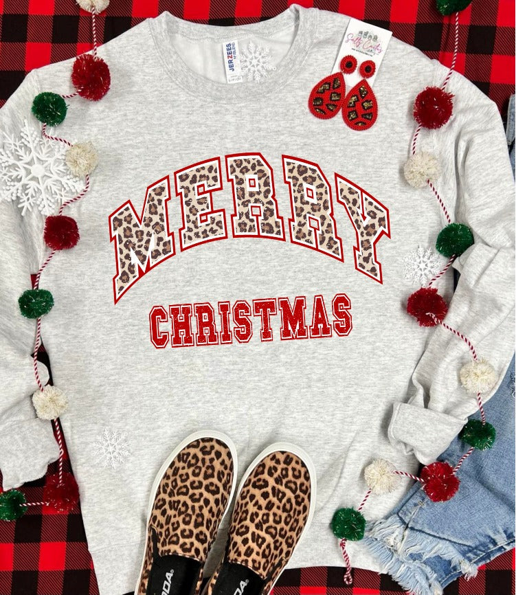 Merry Christmas Leopard Words