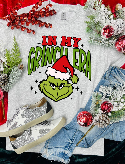 In My Grinch Eta Stars Ash Grey Tee