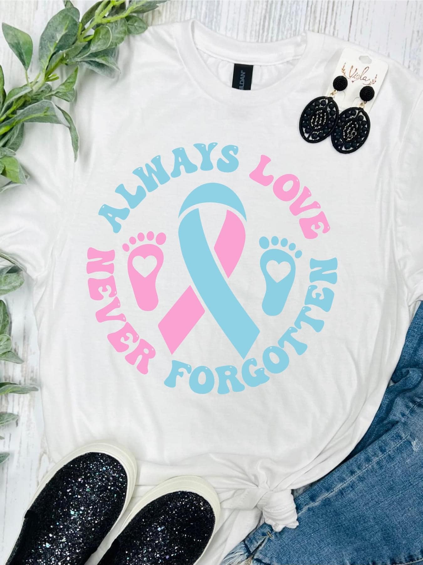 Always Love Never Forgotten White Tee