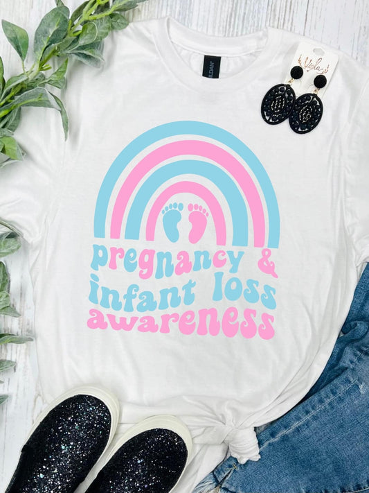 Pregnancy & Infant Loss Awareness White Tee