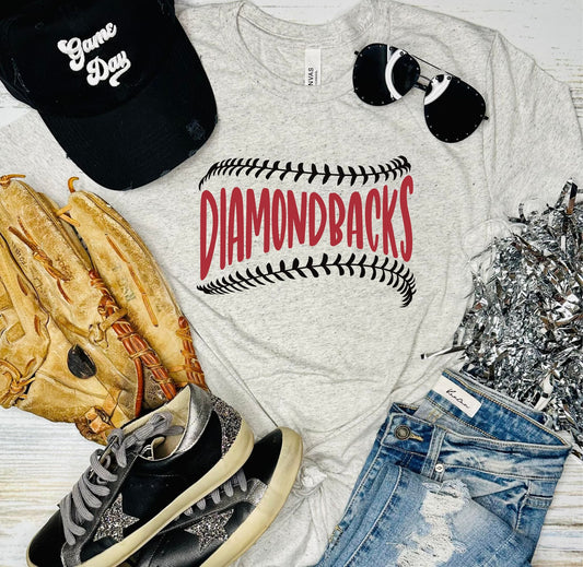 Diamondbacks Baseball Ash Grey Tee