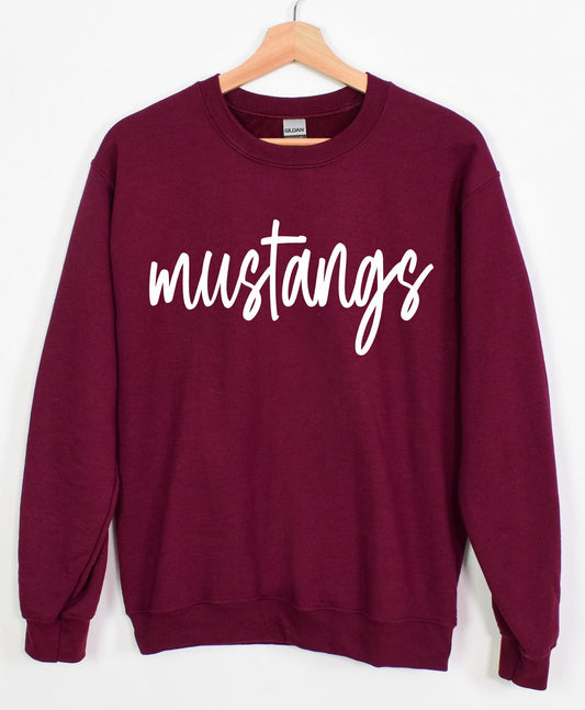 *PUFF* Cursive Mascot Sweatshirt