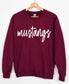 *PUFF* Cursive Mascot Sweatshirt