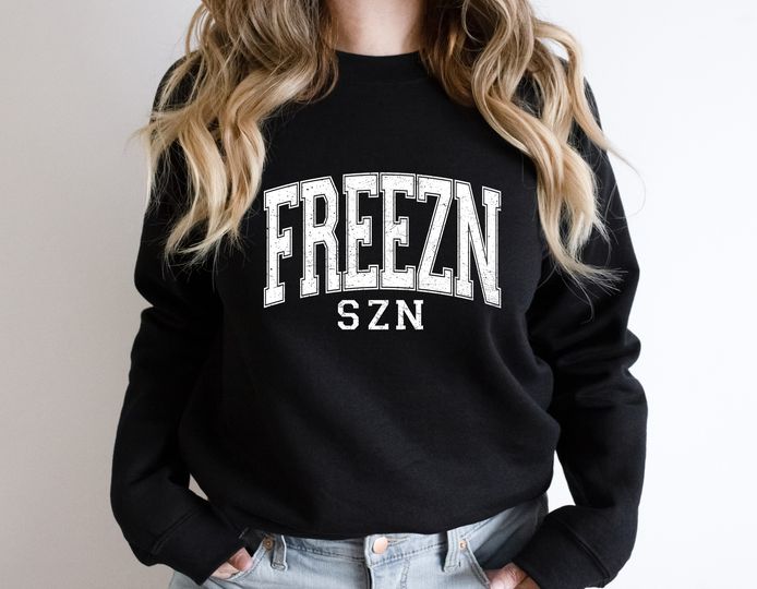 *DTG* Freezn Szn Black Sweatshirt