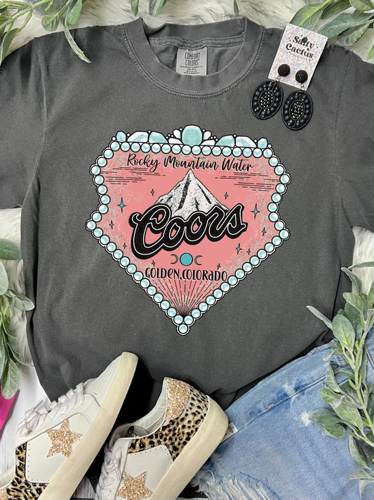 *DTF* Coors Pink Design Pepper Comfort Color