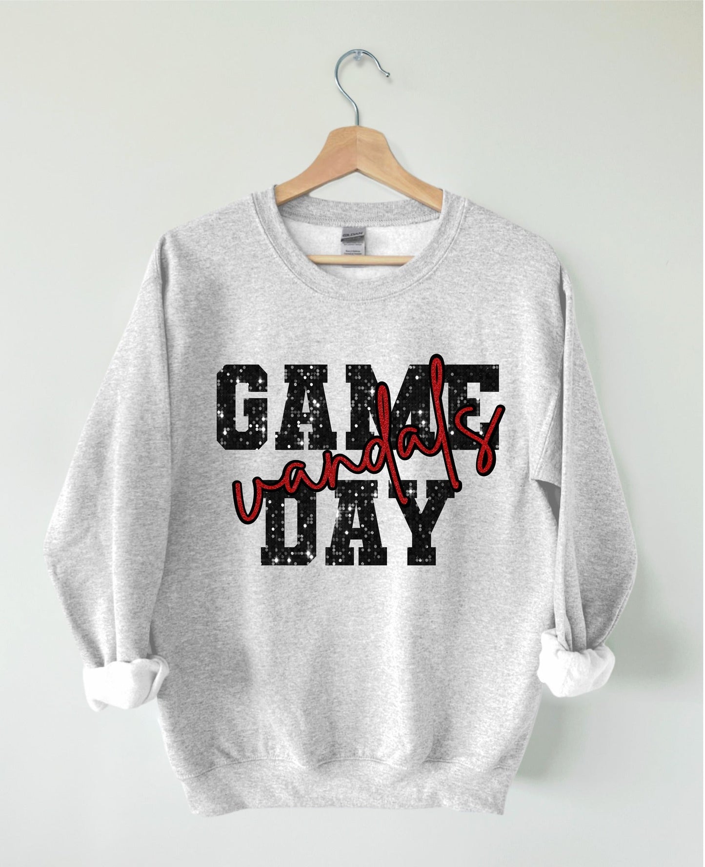 Glitter Mascot Ash Grey Sweatshirt