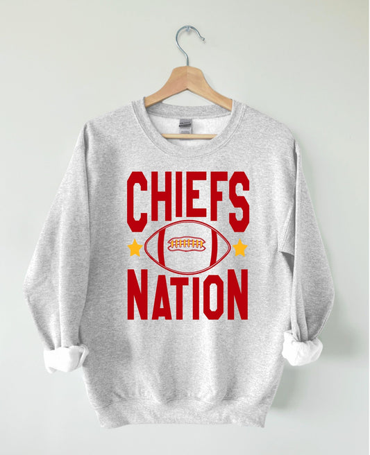 Chiefs Nation Ash Grey Sweatshirt