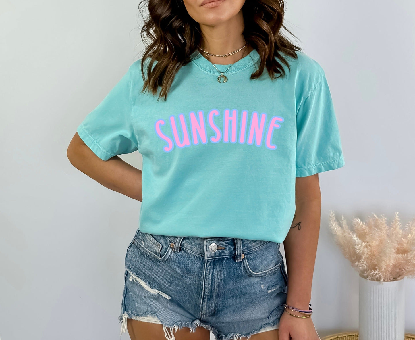 *DTF* Sunshine Vibrant Lagoon Comfort Color