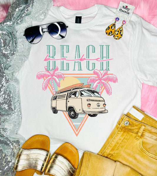 Beach Babe Winnebago White Tee