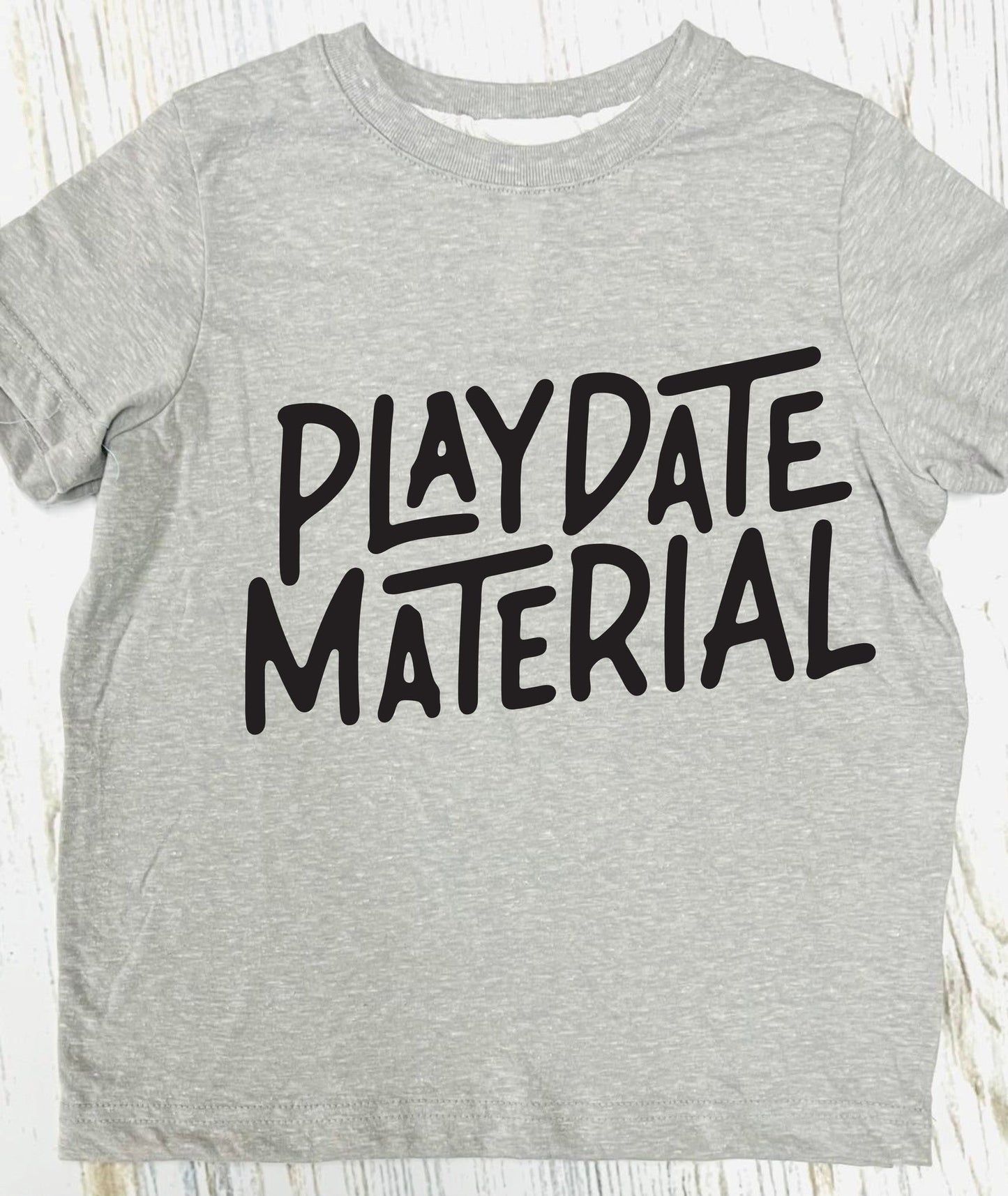 Playdate Material Ash Tee