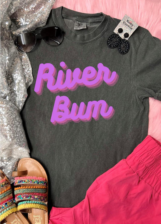 *DTF* River Bum Cursive Pepper Comfort Color