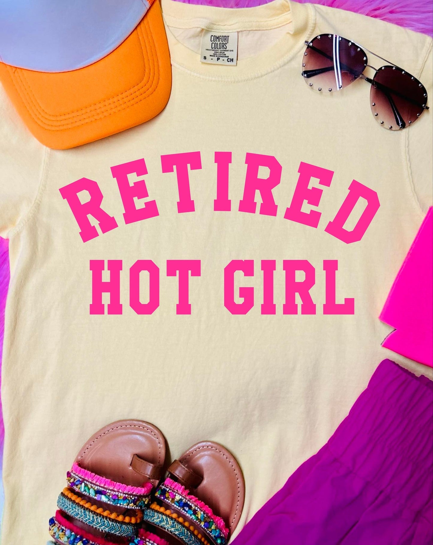 *DTF* Retired Hot Girl Butter Comfort Color Tee