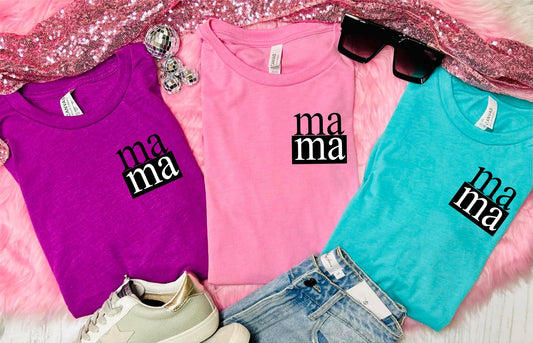 *DTF* Mama Block Bella Tee