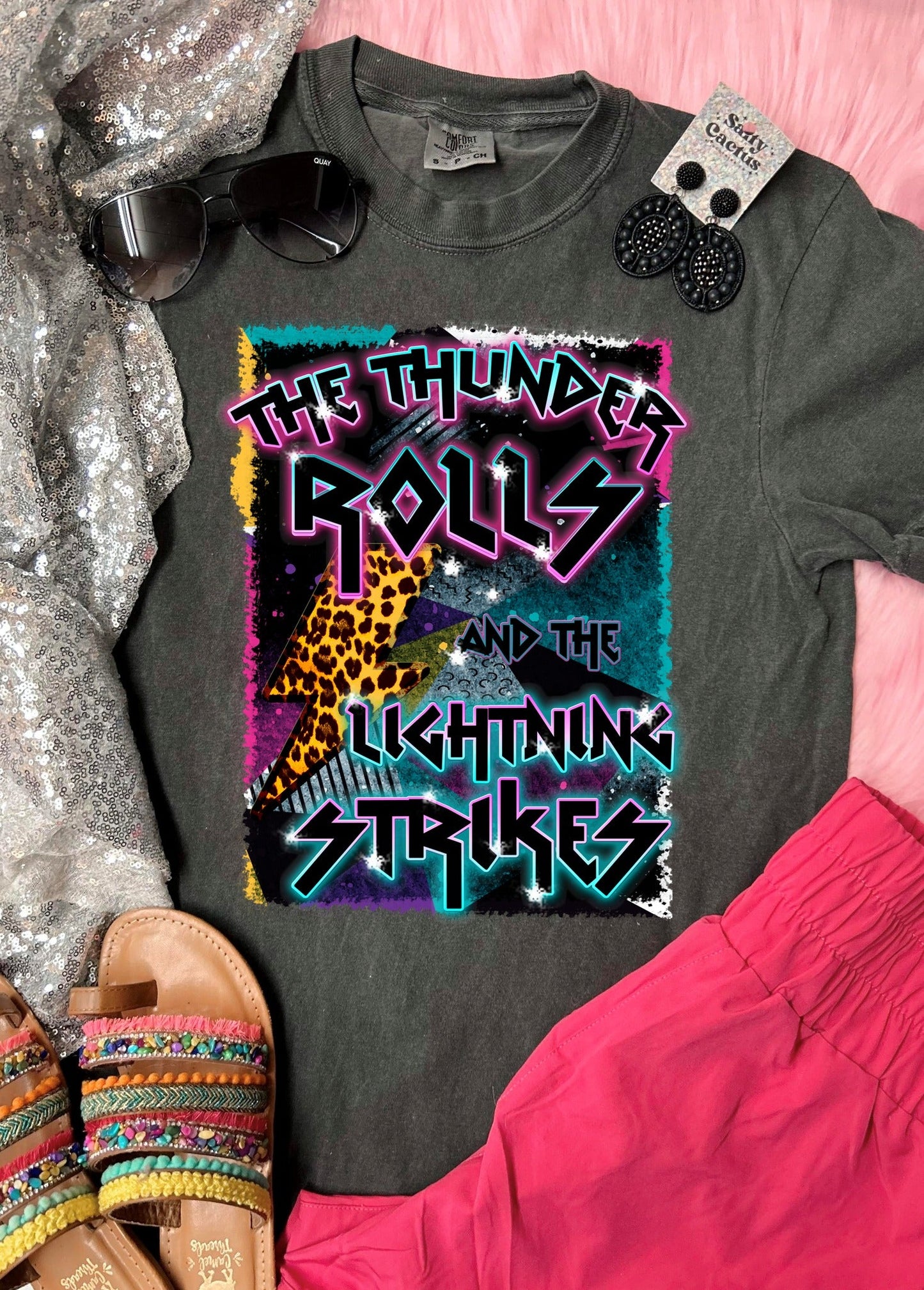 *DTF* The Thunder Rolls Pepper Comfort Color Tee