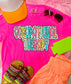 *DTF* Colorful Dalmation Name Neon Pink Comfort Color Tee