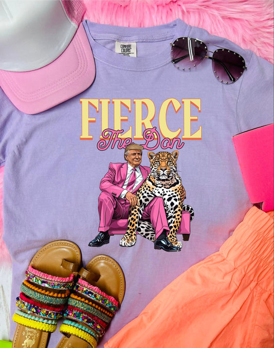 *DTF* Fierce the Don Orchid Comfort Color Tee