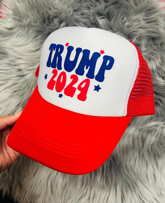 *TRUCKER HAT PUFF* T 2024 Red Hat