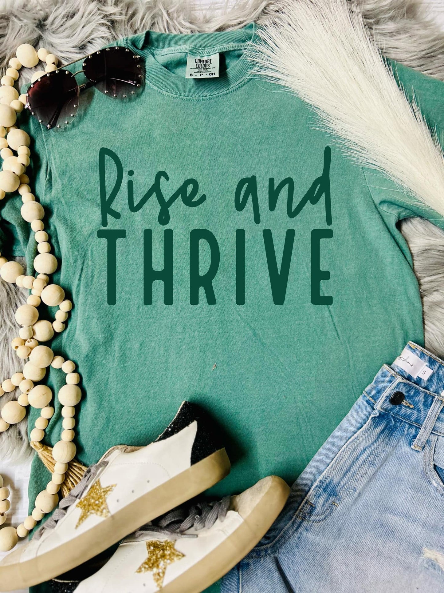 *DTF* Rise and Thrive Comfort Color Tee