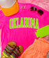 *DTF* Neon State Neon Pink Comfort Color Tee