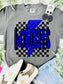 *DTF* Checkered Bolt New Spirit Grey Comfort Color