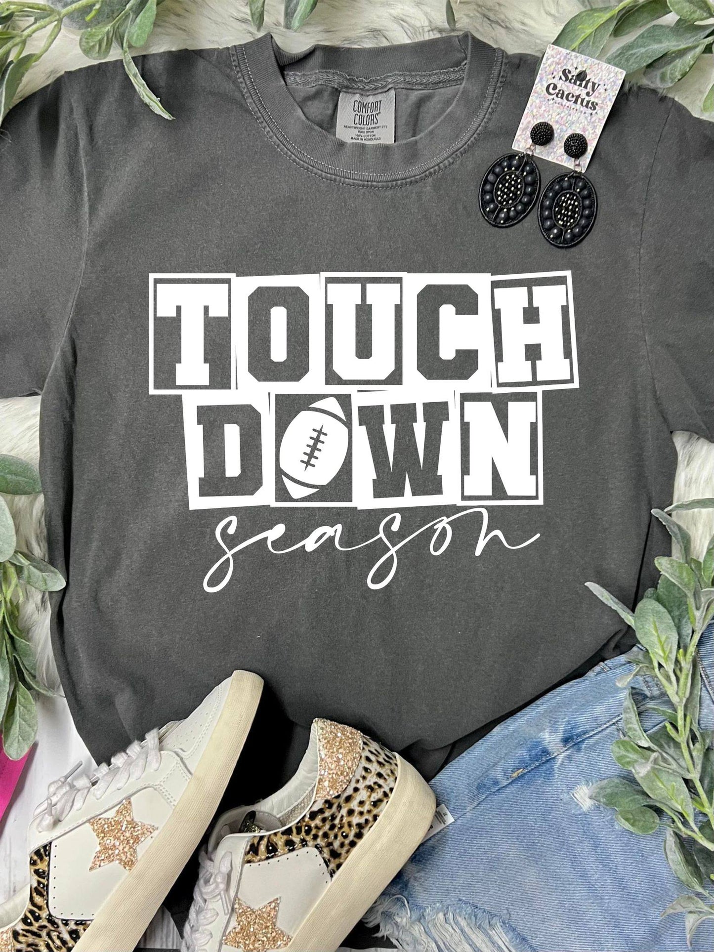 *DTF* Touch Down Season Boxes Pepper Comfort Color