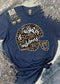 *DTF* Leopard Helmet Tailgate Colorful Tees