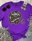 *DTF* Leopard Helmet Tailgate Colorful Tees