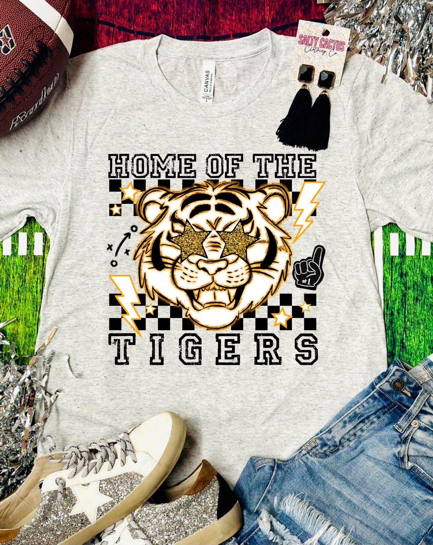 Home Of The Tigers Triblend Bella Tee