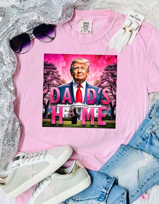 *DTF* Daddy's Home Pink House Blossom Comfort Color