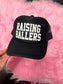 *TRUCKER HAT PUFF* Raising Ballers All Black Trucker