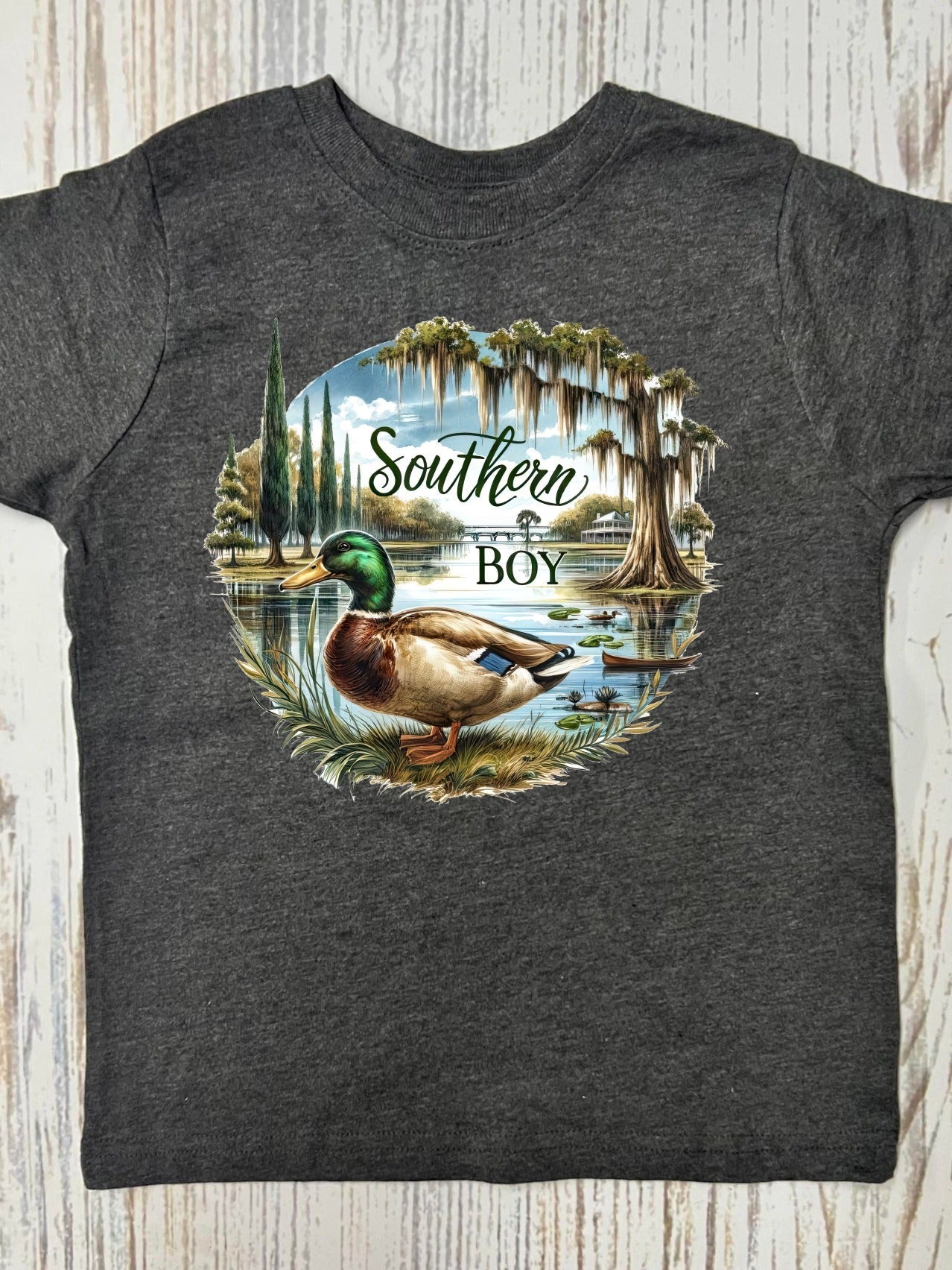 *DTF* Southern Boy Dark Grey Tee