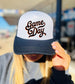 *DTF* Game Day Cursive Trucker Hats