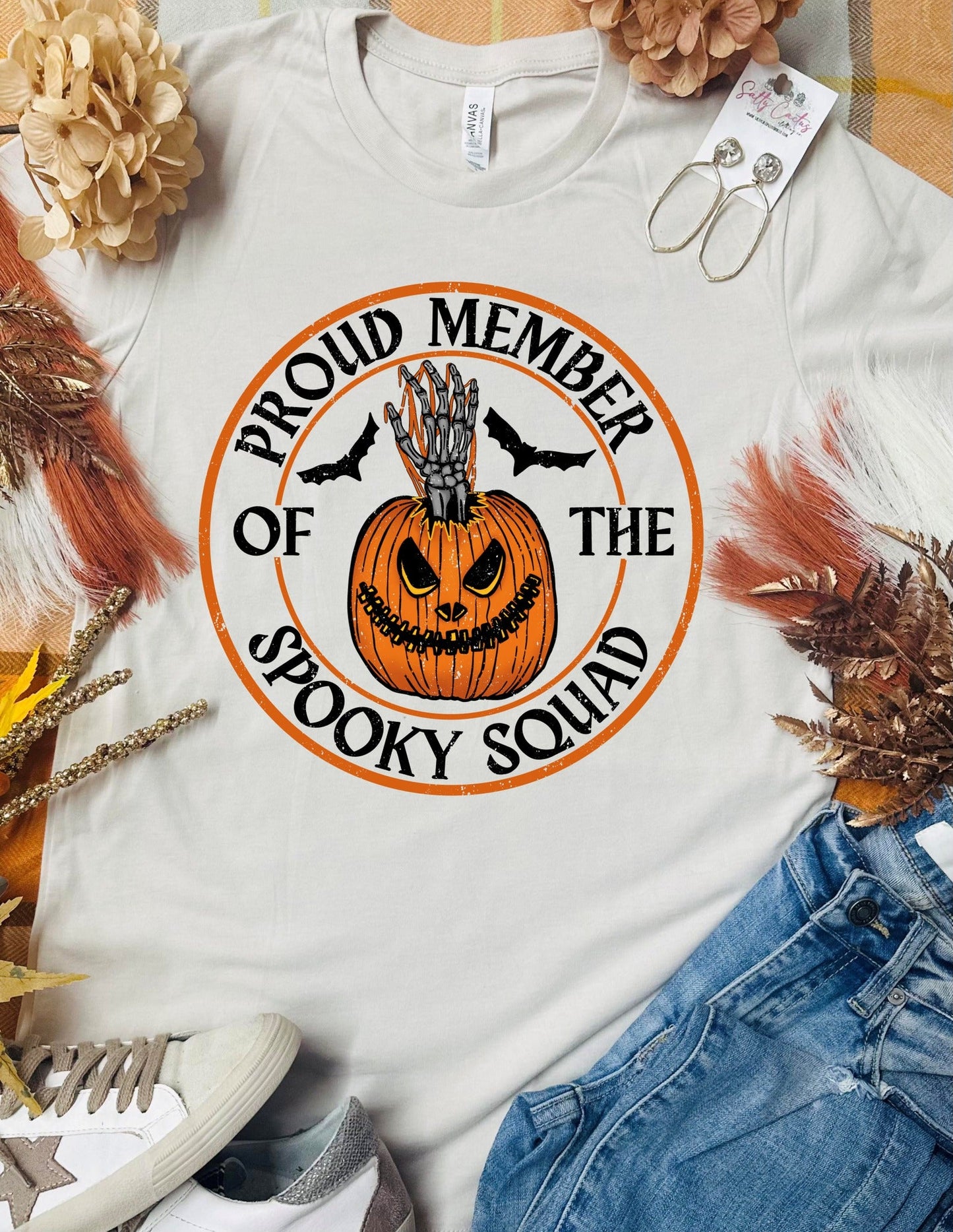 Spooky Squad Tan Tee